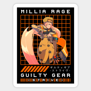 Millia Rage | Guilty Gear Magnet